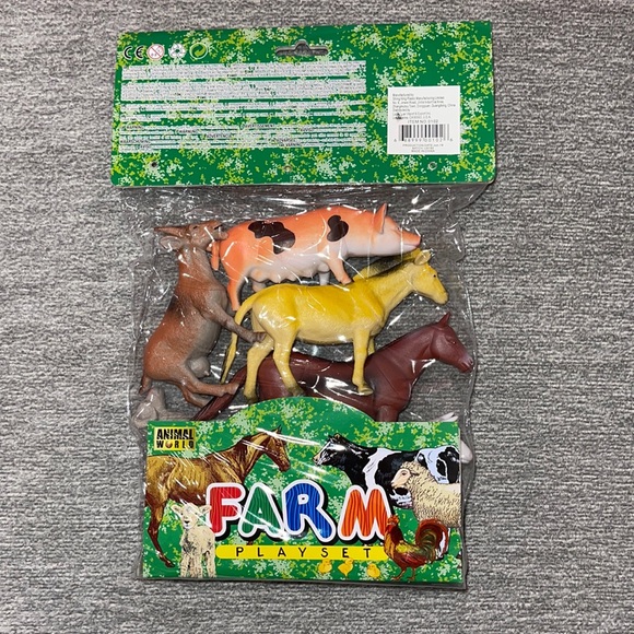 NWT Animal World Farm Play Set - 6 Piece Set - Picture 5 of 5